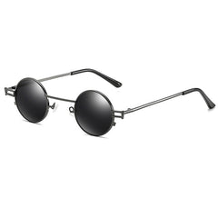 Men's Polarized Oval 'Serendipity' Metal Sunglasses