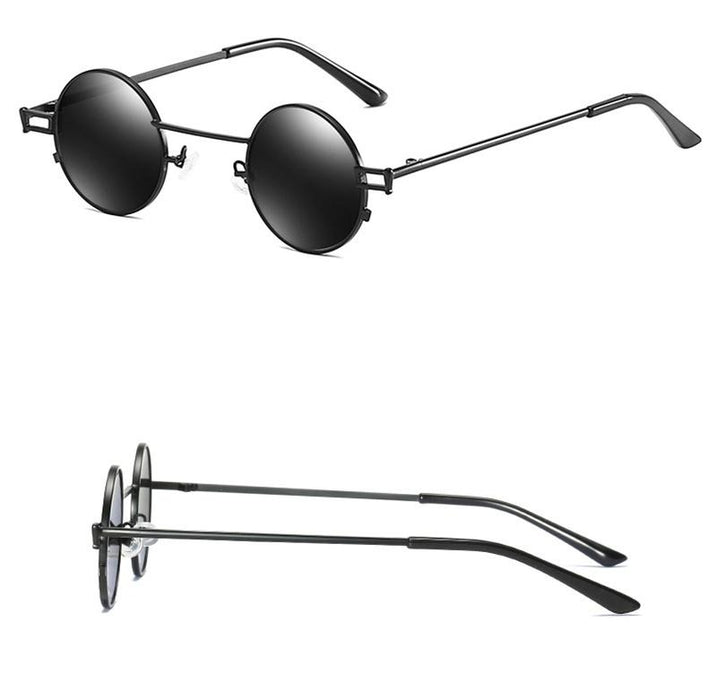 Men's Polarized Oval 'Serendipity' Metal Sunglasses