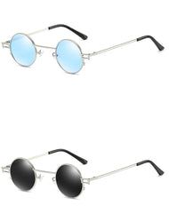 Men's Polarized Oval 'Serendipity' Metal Sunglasses