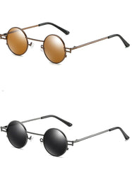 Men's Polarized Oval 'Serendipity' Metal Sunglasses