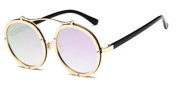 Women's Oval 'Sarah Brave' Metal Sunglasses