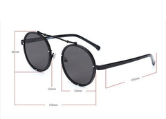 Women's Oval 'Sarah Brave' Metal Sunglasses