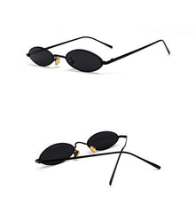 Women's Small Oval 'This is How We Do It' Metal Sunglasses