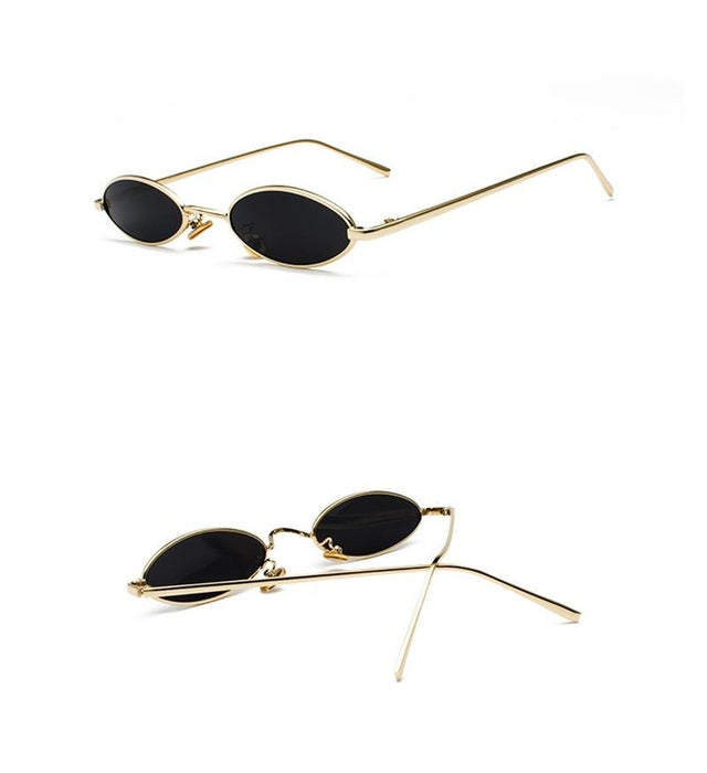 Women's Small Oval 'This is How We Do It' Metal Sunglasses