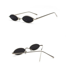 Women's Small Oval 'This is How We Do It' Metal Sunglasses