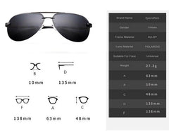 Men's Rimless Aviator 'Danger Zone' Metal Sunglasses