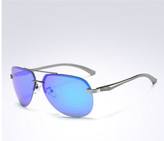 Men's Rimless Aviator 'Danger Zone' Metal Sunglasses