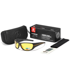 Men's Polarized Rectangular Sports 'Ultra Mega Volt' Plastic Sunglasses