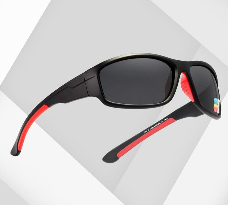 Men's Wrap Around Sport 'Mountain High' Plastic  Sunglasses