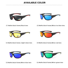 Men's Wrap Around Sport 'Mountain High' Plastic  Sunglasses