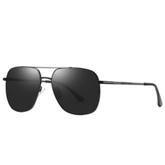 Men's Polarized Aviator 'Made in America' Metal Sunglasses