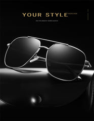 Men's Polarized Aviator 'Made in America' Metal Sunglasses