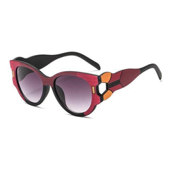 Women's Modern Round 'Ursula' Plastic Sunglasses