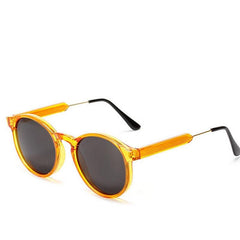 Women's Vintage Oval 'Beach Bay' Plastic and Alloy Sunglasses