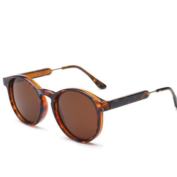 Women's Vintage Oval 'Beach Bay' Plastic and Alloy Sunglasses