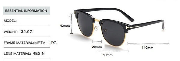 Men's Oversized Oval '007' Plastic Sunglasses