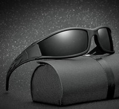 Men's Polarized Sport 'Bad to the Bone' Plastic Sunglasses