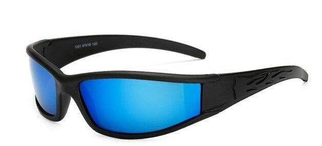 Men's Polarized Sport 'Bad to the Bone' Plastic Sunglasses