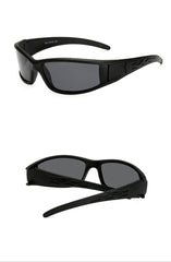 Men's Polarized Sport 'Bad to the Bone' Plastic Sunglasses