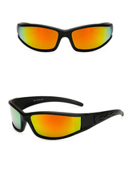 Men's Polarized Sport 'Bad to the Bone' Plastic Sunglasses