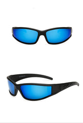 Men's Polarized Sport 'Bad to the Bone' Plastic Sunglasses