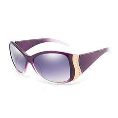 Women's Oversized Round 'Supa Fly' Plastic Sunglasses