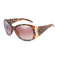 Women's Oversized Round 'Supa Fly' Plastic Sunglasses