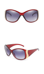 Women's Oversized Round 'Supa Fly' Plastic Sunglasses