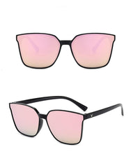 Women's Square 'Grand Piazza' Plastic Sunglasses