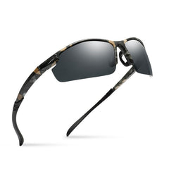 Men's Polarized Sports 'Anchor Point' Plastic Sunglasses