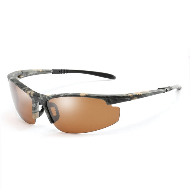 Men's Polarized Sports 'Anchor Point' Plastic Sunglasses