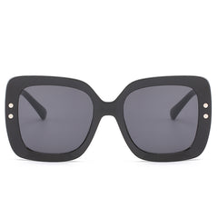 Women's Oversized Square 'Hilton' Pastic Sunglasses