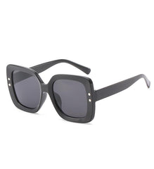 Women's Oversized Square 'Hilton' Pastic Sunglasses