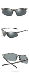 Men's Polarized Sports 'Anchor Point' Plastic Sunglasses