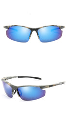 Men's Polarized Sports 'Anchor Point' Plastic Sunglasses