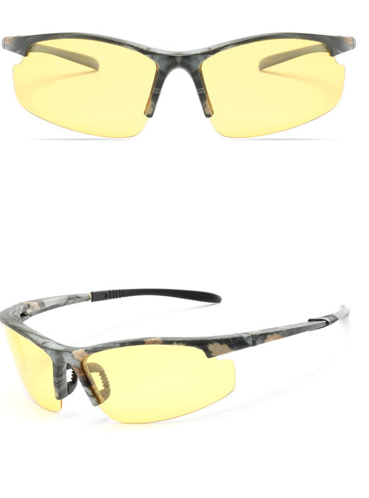 Men's Polarized Sports 'Anchor Point' Plastic Sunglasses