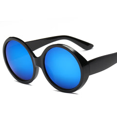 Women's Oversized Round 'Wonka' Plastic Sunglasses