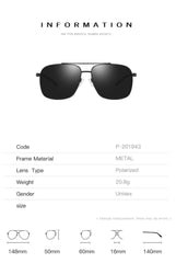 Men's Polarized Aviator 'Made in America' Metal Sunglasses