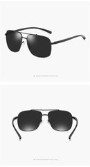 Men's Polarized Aviator 'Made in America' Metal Sunglasses