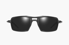 Men's Rectangular 'Tiburon' Poly Carbonate Polarized Sunglasses