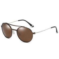 Men's Polarized Aviator 'Miramar' Metal Sunglasses