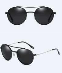 Men's Polarized Aviator 'Miramar' Metal Sunglasses