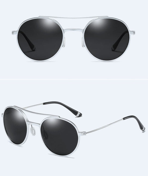 Men's Polarized Aviator 'Miramar' Metal Sunglasses
