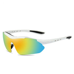 Men's Polarized Sports Semi Rimless 'Hammer' Plastic Sunglasses