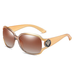 Women's Oversized Round 'Napoli' Plastic Sunglasses