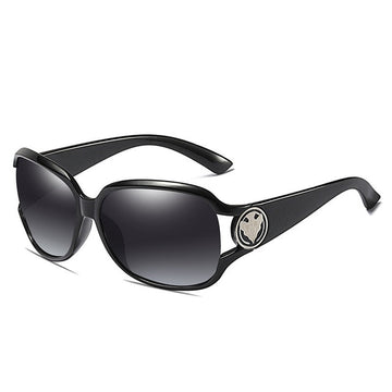 Women's Oversized Round 'Napoli' Plastic Sunglasses