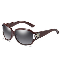 Women's Oversized Round 'Napoli' Plastic Sunglasses