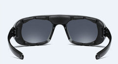 Men's Polarized Oval 'Hancock' Plastic Sunglasses