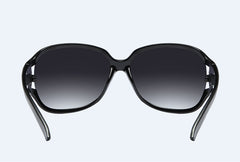 Women's Oversized Round 'Napoli' Plastic Sunglasses