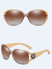 Women's Oversized Round 'Napoli' Plastic Sunglasses